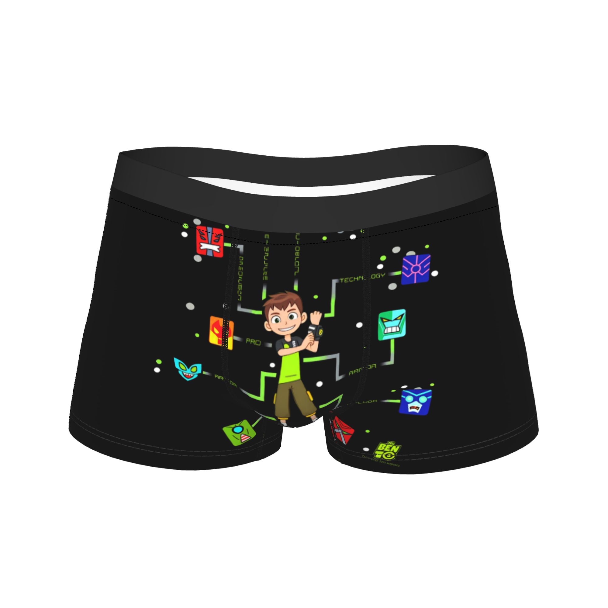 Trunk Breathable Men - Мужские трусы-боксеры Ben 10 Aliens с