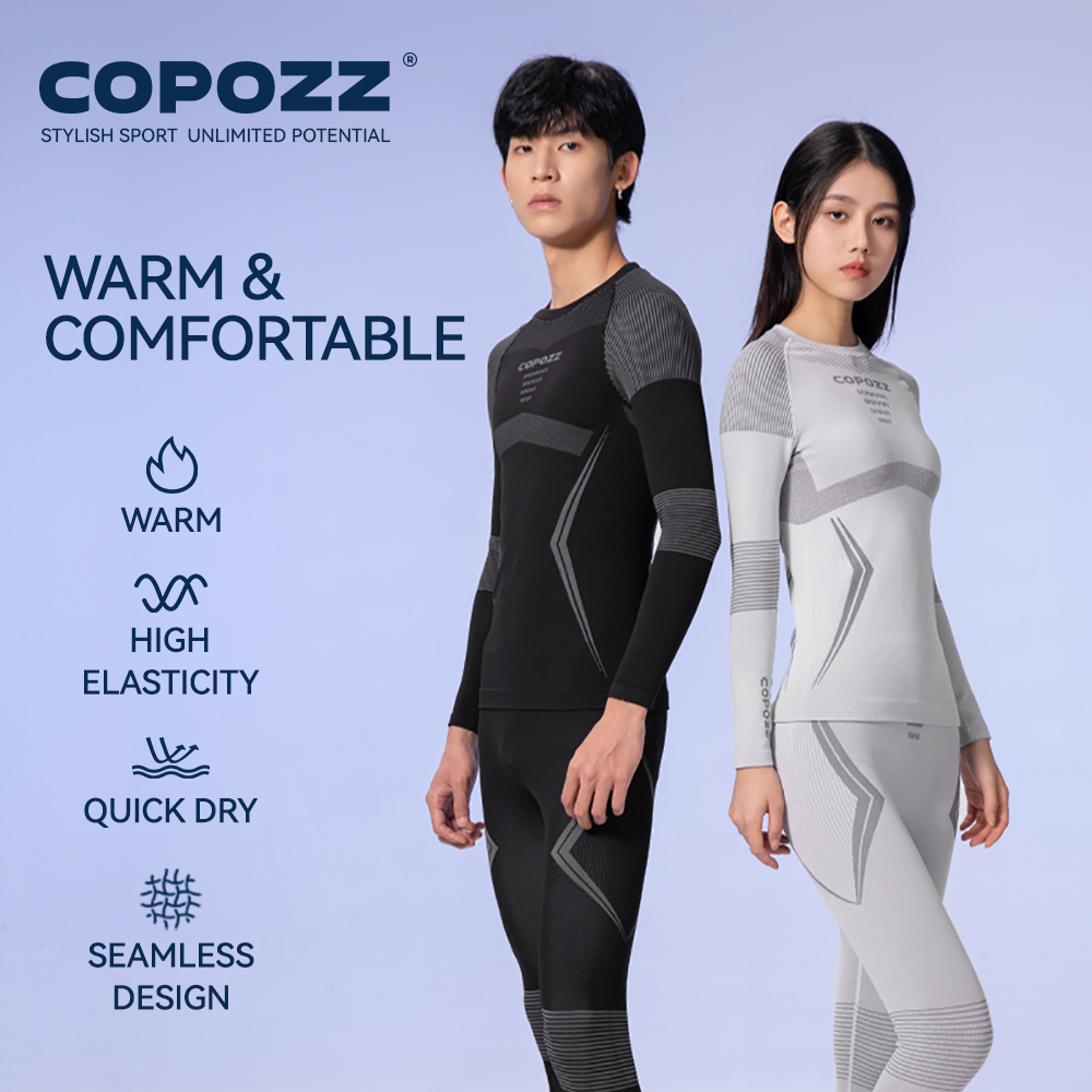 Quick Dry Underwear - COPOZZ зимние лыжные комплекты термобелья для