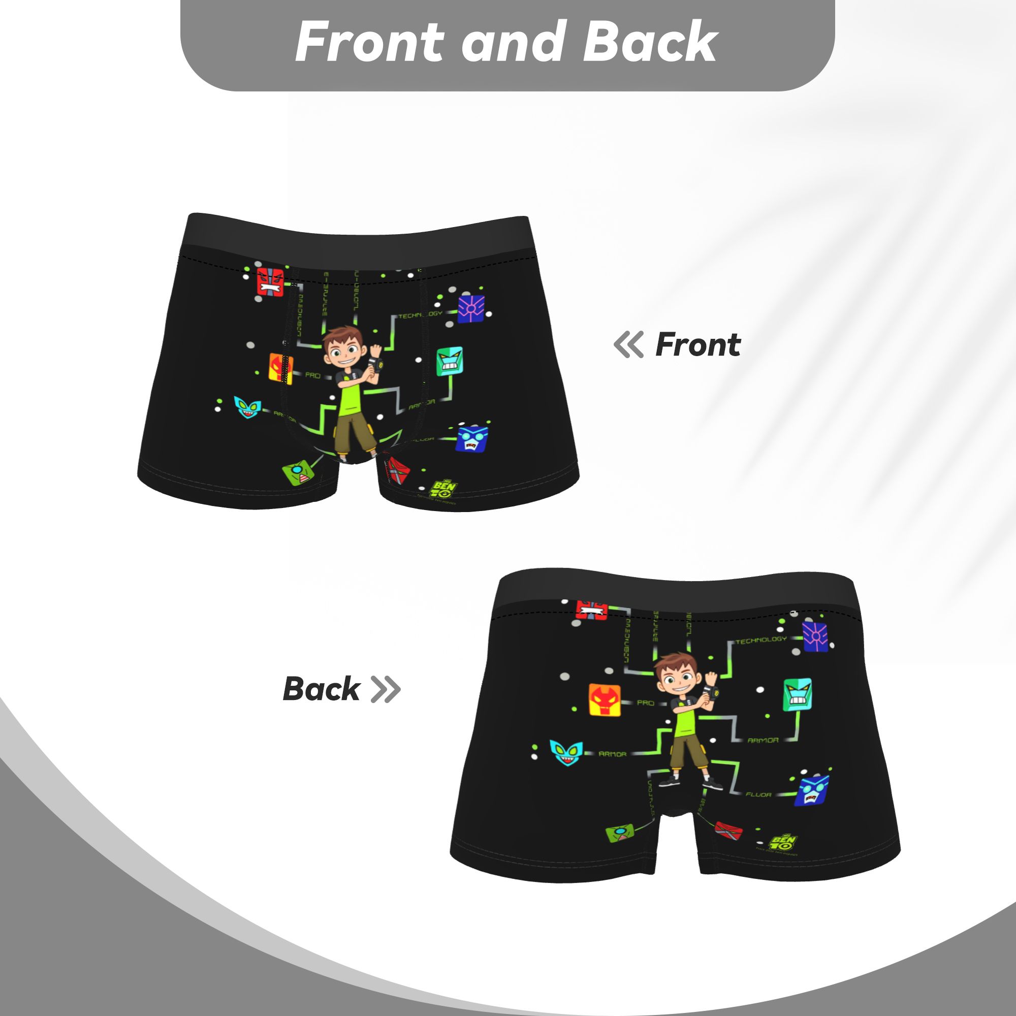 Мужские трусы-боксеры Ben 10 A – обзор и цена Trunk Breathable Men